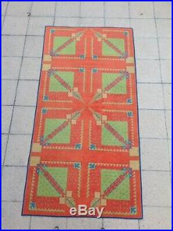 carpet lloyd wright frank rug deco nice vintage