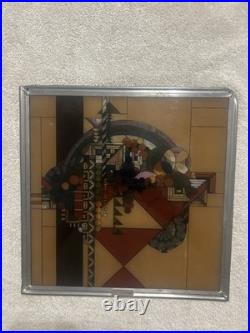 12 Frank Lloyd Wright Stained Glass Sun Catcher Abstract May Basket Fruit Bowl