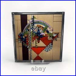 12 Frank Lloyd Wright Stained Glass Sun Catcher Abstract May Basket Fruit Bowl
