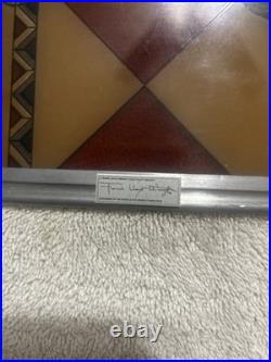 12 Frank Lloyd Wright Stained Glass Sun Catcher Abstract May Basket Fruit Bowl