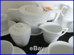 16 Pcs Frank Lloyd Wright Guggenheim By Henriksen 2003 Teapot Mug Saucer S&c