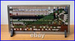 17 Frank Lloyd Wright Hillside Theatre Stain Art Glass Panel Window Sun Catcher