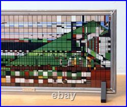 17 Frank Lloyd Wright Hillside Theatre Stain Art Glass Panel Window Sun Catcher