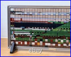 17 Frank Lloyd Wright Hillside Theatre Stain Art Glass Panel Window Sun Catcher
