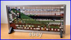 17 Frank Lloyd Wright Hillside Theatre Stain Art Glass Panel Window Sun Catcher