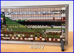 17 Frank Lloyd Wright Hillside Theatre Stain Art Glass Panel Window Sun Catcher