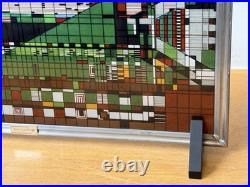 17 Frank Lloyd Wright Hillside Theatre Stain Art Glass Panel Window Sun Catcher