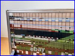 17 Frank Lloyd Wright Hillside Theatre Stain Art Glass Panel Window Sun Catcher