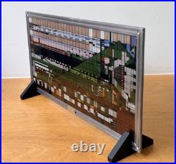 17 Frank Lloyd Wright Hillside Theatre Stain Art Glass Panel Window Sun Catcher