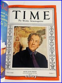 17 Time Magazine 1938 Frank Lloyd Wright Albert Einstein Reza Shah Pahlavi ++