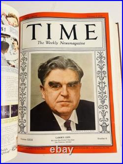 17 Time Magazine 1938 Frank Lloyd Wright Albert Einstein Reza Shah Pahlavi ++