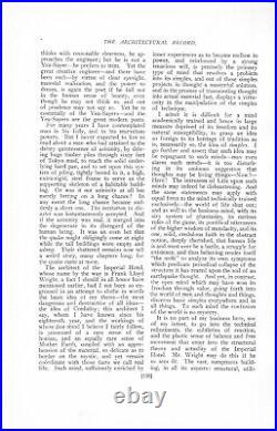 1924 Article Imperial Hotel Tokyo Japan Frank Lloyd Wright Kanto Earthquake