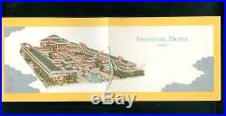 1935 Very Rare Frank Lloyd Wright Imperial Hotel Tokyo Booklet Color Interiors
