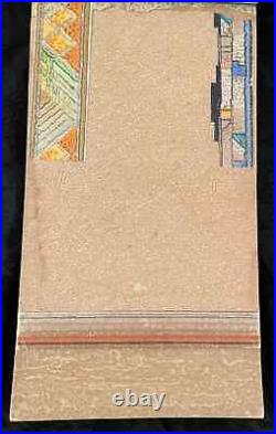 1938 Splendid Rare Wallpaper Sample Book Art Deco Art Nouveau Frank Lloyd Wright