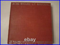 1941 Frank Lloyd Wright In The Nature Of Materials By Henry Russell Hitchcock