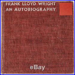1943 FRANK LLOYD WRIGHT Signed First Edition Autobiography