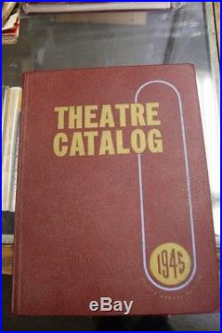1945 Theatre Catalog Movie Theater Classic Frank LLoyd Wright Guggenheim Museum
