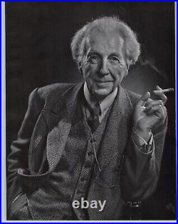 1946 Yousuf Karsh Original Frank Lloyd Wright Architect Portrait Photo Gravure 1946 Yousuf Karsh Original Frank Lloyd Wright Architect Portrait Photo Gravure