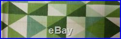 1950s Frank Lloyd Wright Fabric Sample Number 706 Lovely Green Geometric Design