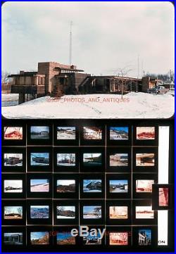 1950searly 1960s Frank Lloyd Wright Homes & Bldgs Lot Of 31 35mm Amateur Slides
