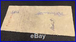 1951 Frank Lloyd Wright Signed Check Farmers State Northwest Hardware Company