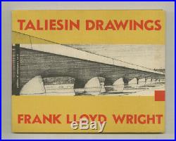 1952 Edgar Kaufmann Jr. TALIESIN DRAWINGS Frank Lloyd WRIGHT Recent Architecture
