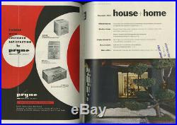 1953 Frank Lloyd Wright HOUSE + HOME 6-Volume SET Burton Schutt Edward Fickett
