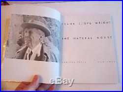 1954 Frank Lloyd Wright The Natural House Book First Edition