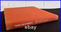 1959 Frank Lloyd Wright Book Drawings For A Living Architecture 1st Ed Book Gift