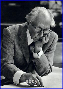 1966 Alfred Eisenstaedt 1956 Frank Lloyd Wright Portrait Art Photo Gravure 1966 Alfred Eisenstaedt 1956 Frank Lloyd Wright Portrait Art Photo Gravure