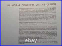 1967 Monona Basin Madison WI Project Master Plan Frank Lloyd Wright Foundation