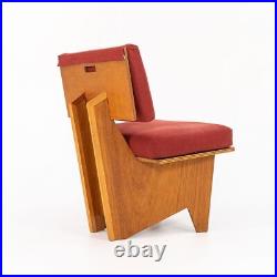 1970s Frank Lloyd Wright Stuart Richardson House Set of 5 Custom Lounge Chairs