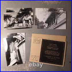 1971 Frank Lloyd Wright Unity Temple Register Nat'l Landmark Invitation + Cards