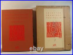 1982 Frank Lloyd Wright Selected Drawings Portfolio Art