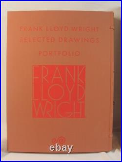 1982 Frank Lloyd Wright Selected Drawings Portfolio Art