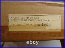 1982 Frank Lloyd Wright Selected Drawings Portfolio Art