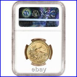 1982 US Gold (1/2 oz) American Commemorative Arts Frank Lloyd Wright NGC MS67