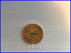 1982 US Gold (1/2 oz) American Commemorative Arts Medal Frank Lloyd Wright BU
