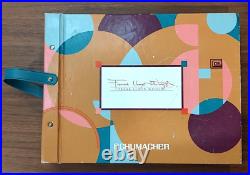 1988 Schumacher Frank Lloyd Wright Wallcovering Sample Book 10x13 144 Samples