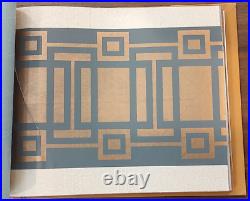 1988 Schumacher Frank Lloyd Wright Wallcovering Sample Book 10x13 144 Samples