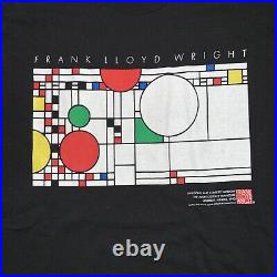 1993 Frank Lloyd Wright T-Shirt Mens Balloons and Confetti Window Vintage 90s M