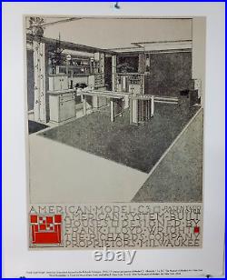 1994 Frank Lloyd Wright 6 Print Portfolio 12x15 House Prints On Stock Art-002