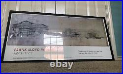 1994 Frank Lloyd Wright Architect Museum of Modern Art Poster Print Framed