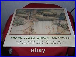 1994 Frank Lloyd Wright Drawings 6 Portfolio Prints Modern Art