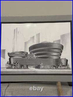 1996 Frank Lloyd Wright Guggenheim Lithograph 15x19 Authorized Galleries Print