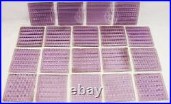 19 Luxfer Amethyst Prism Architectural Wave Glass Tiles Frank Lloyd Wright 4x4