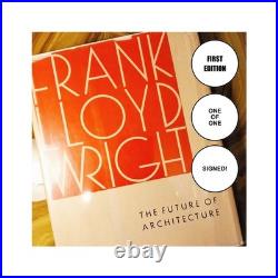 1 of 1 INSCRIBED Tuscon Historical Future of Architecture by Wright 1953 1st