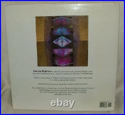 2001 Frank Lloyd Wright Glass by Doreen Ehrlich Oversized 12 Coffee Table Book