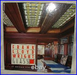 2001 Frank Lloyd Wright Glass by Doreen Ehrlich Oversized 12 Coffee Table Book