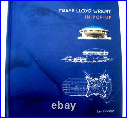 2002 Hard Cover Book Frank LLoyd Wright In Pop-Up -6 Pop-Ups Famous Buildings